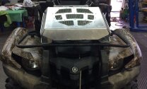 Вынос радиатора (черный) для Yamaha Квадроциклов Grizzly 550/700