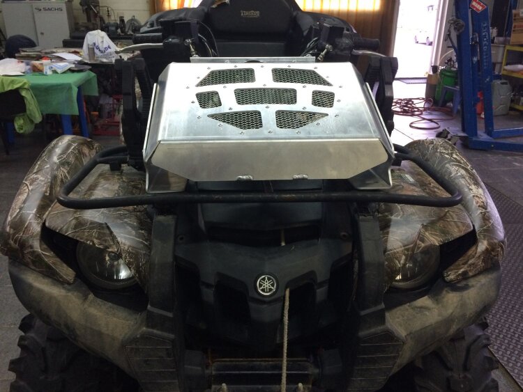 Вынос радиатора (черный) для Yamaha Квадроциклов Grizzly 550/700