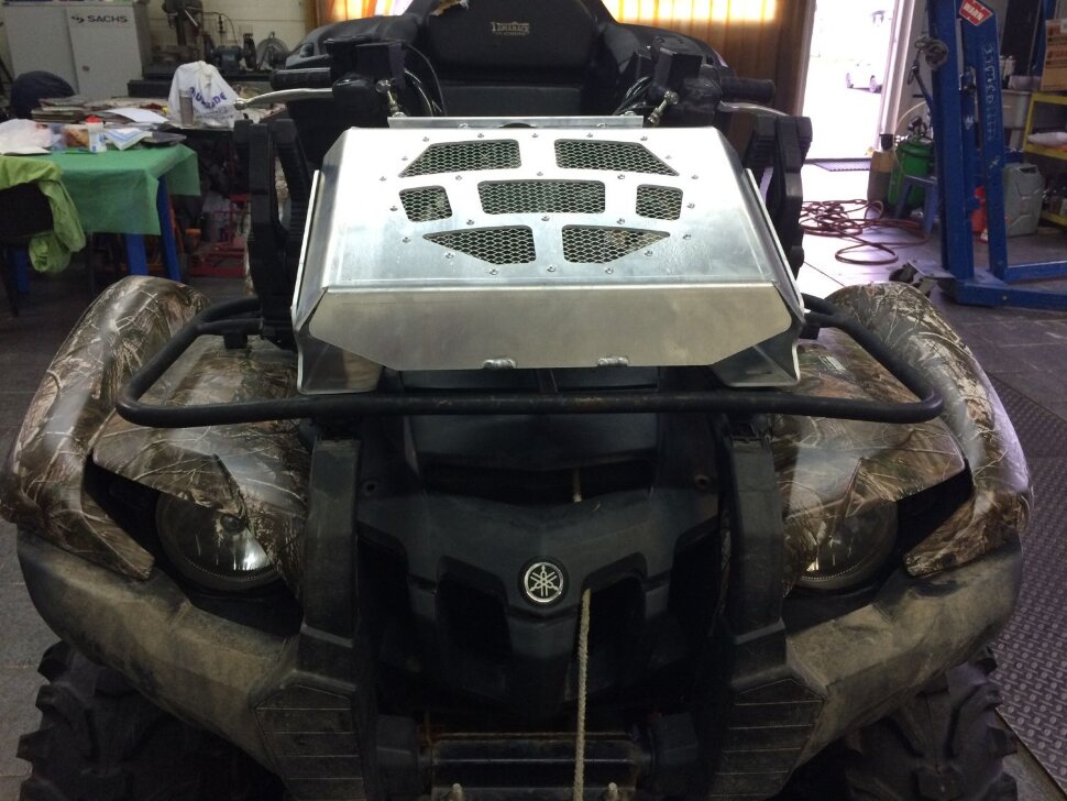 Вынос радиатора (черный) для Yamaha Квадроциклов Grizzly 550/700