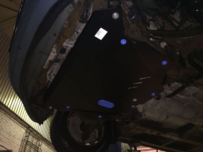 Защита картера и КПП Honda FR-V двигатель 1,7; 1,8; 2,0; 2,2D  (2005-2009)  арт: 09.0744