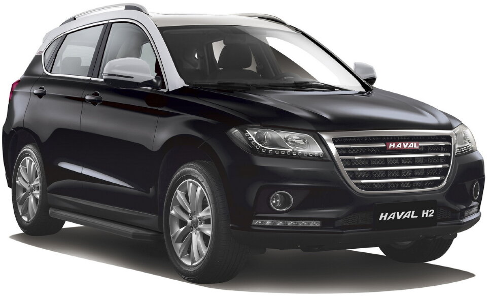 Пороги площадки (подножки) "Premium-Black" Rival для Haval H2 2014-2020, 173 см, 2 шт., алюминий, A173ALB.9401.1 купить недорого