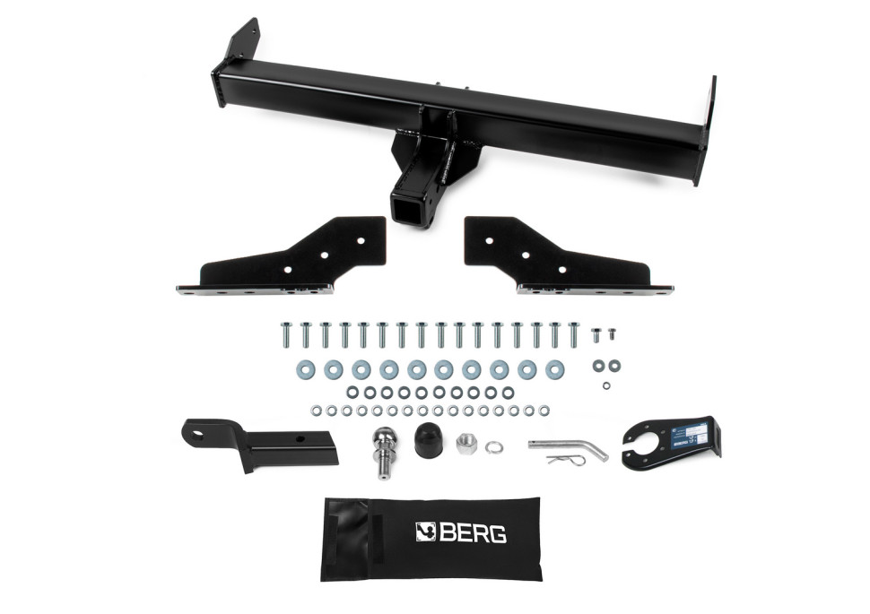 Фаркоп Berg для Foton Tunland G7 2023-н.в., только для рынка РФ, шар E, 2800/100 кг, F.3611.002