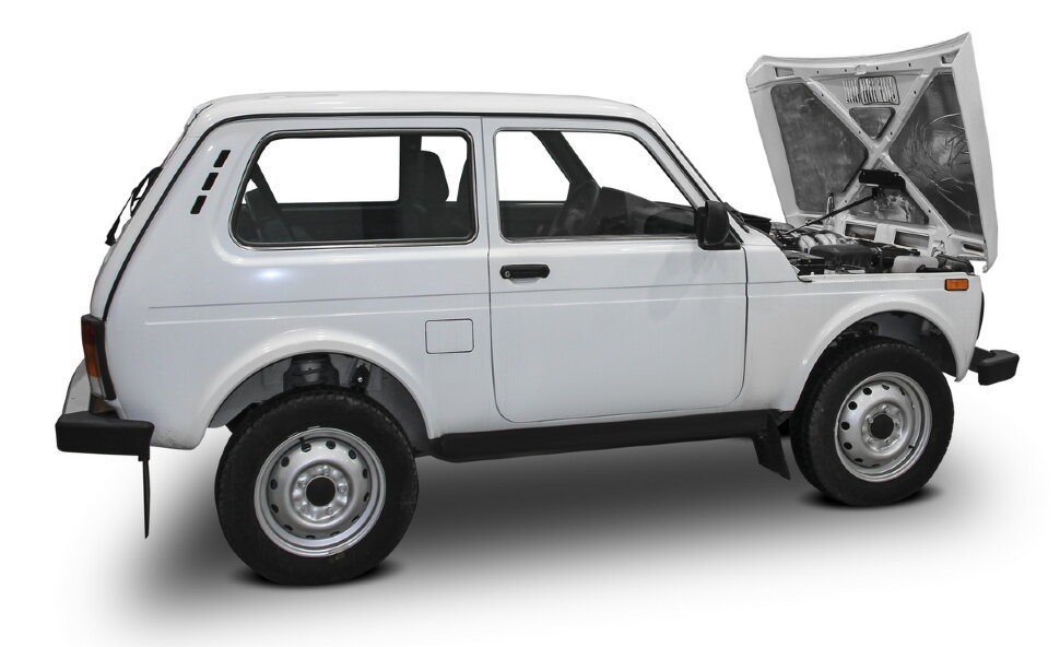 Газовый упор капота Rival для ВАЗ 2121 (4x4) (V - 1.7) 2006-2021, 1 шт., A.ST.6006.1