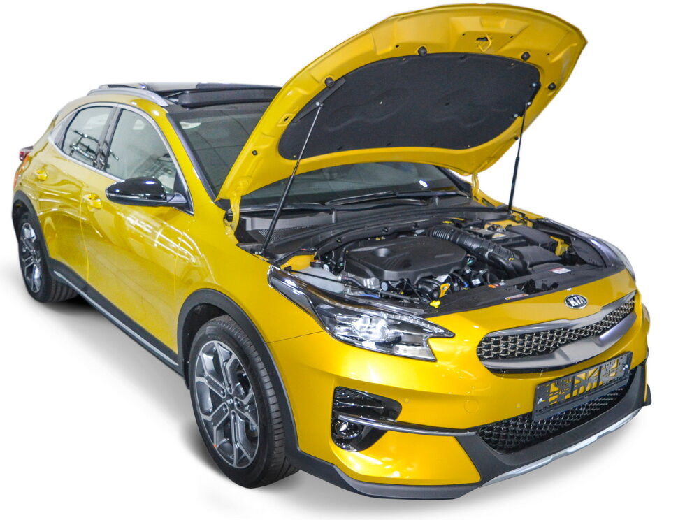 Газовые упоры капота АвтоУпор для Kia XCeed 2020-н.в., 2 шт., UKICEE041