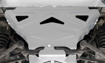 Защита картера Rival для Lada (ВАЗ) Niva Legend 2121 2021-н.в., алюминий 3 мм, с крепежом, штампованная, 333.6040.2