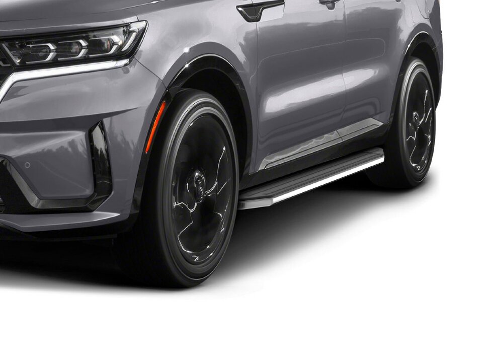 Пороги площадки (подножки) "Premium" Rival для Kia Sportage V поколение 2021-н.в., 180 см, 2 шт., алюминий, A180ALP.2313.2 в официальном интернет магазине