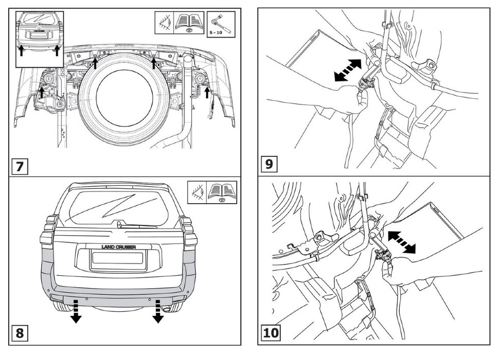 Фаркоп Toyota Land Cruiser Prado шар E (ТСУ) арт. F.5704.003