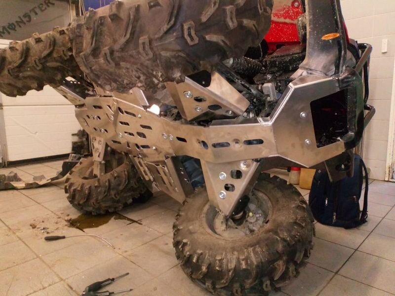 Защита рычагов Honda Rancher TRX420
