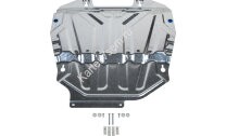 Защита картера и КПП Rival для Lexus NX 250 2021-н.в., оцинкованная сталь 1.5 мм, с крепежом, штампованная, ZZZ.9534.1