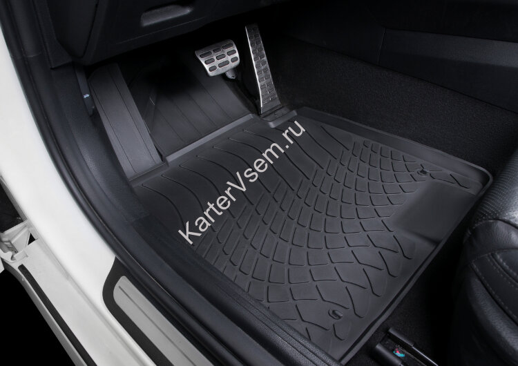 Коврики в салон автомобиля Rival для Kia K5 седан 2020-н.в., литьевой полиуретан, 5 частей, 62811001