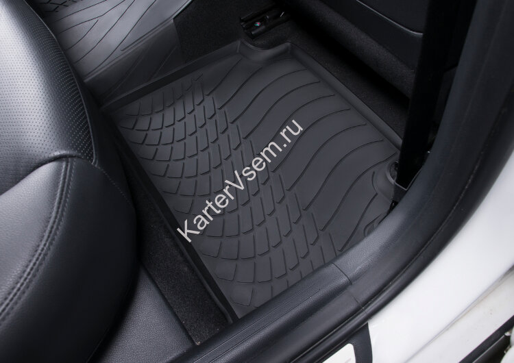 Коврики в салон автомобиля Rival для Kia K5 седан 2020-н.в., литьевой полиуретан, 5 частей, 62811001