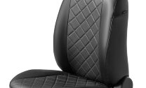 Авточехлы Rival Ромб (зад. спинка 40/20/40) для сидений Skoda Kodiaq (5 мест) 2017-н.в., эко-кожа, черные, SC.5107.2