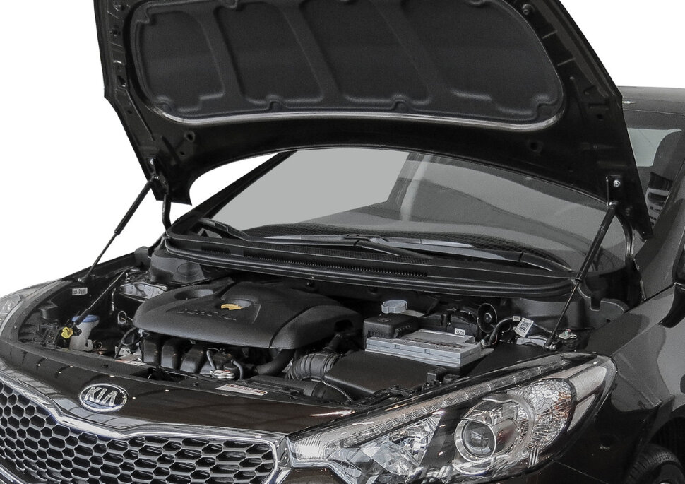 Газовые упоры капота АвтоУпор для Kia Cerato III 2013-2018, 2 шт., UKICER012