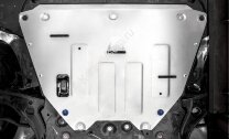 Защита картера и КПП Rival для Volvo XC40 4WD 2017-н.в., штампованная, алюминий 3 мм, с крепежом, 333.5913.1