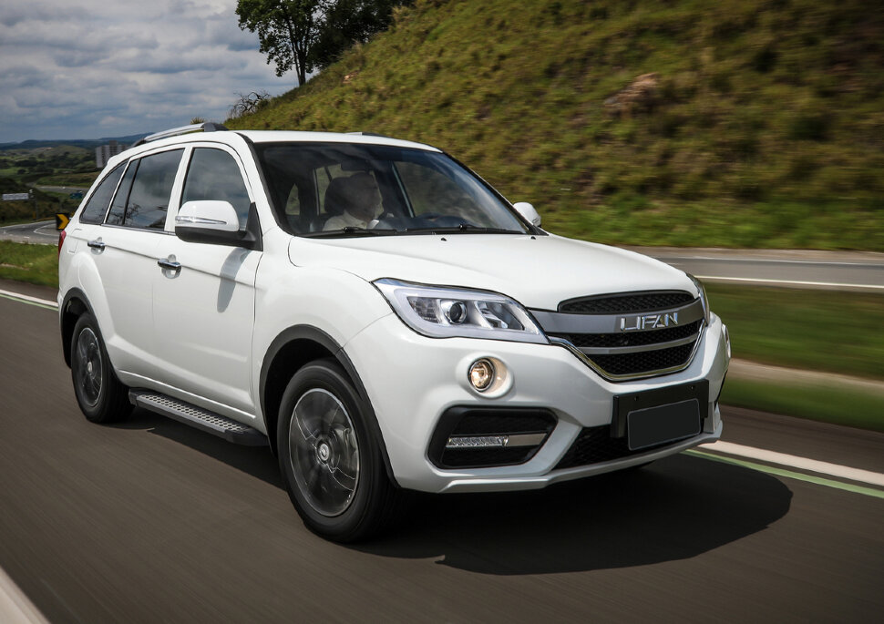 Пороги площадки (подножки) "Bmw-Style круг" Rival для Lifan X60 I рестайлинг 2016-н.в., 160 см, 2 шт., алюминий, D160AL.3302.3 купить недорого