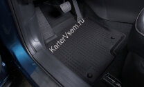 Коврики в салон автомобиля Rival для Mazda CX-5 II поколение 2017-н.в., литьевой полиуретан, 5 частей, 63803001