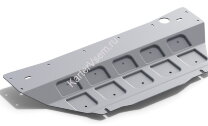 Защита картера Rival для Infiniti FX 37 II рестайлинг 2011-2013, штампованная, алюминий 3 мм, с крепежом, 333.2401.1