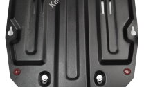 Защита картера АвтоБроня для Porsche Cayenne 958 2010-2014, штампованная, сталь 1.8 мм, с крепежом, 111.05824.2