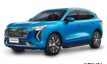 Пороги на автомобиль (подножки) "Black" Rival для Haval Jolion 2021-н.в., 180 см, 2 шт., алюминий, F180ALB.9404.1