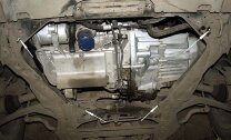 Защита картера и КПП Peugeot 607 двигатель 2,0; 2,2; 3,0; 2,0D; 2,2D; 2,7D  (2000-2008)  арт: 17.0461