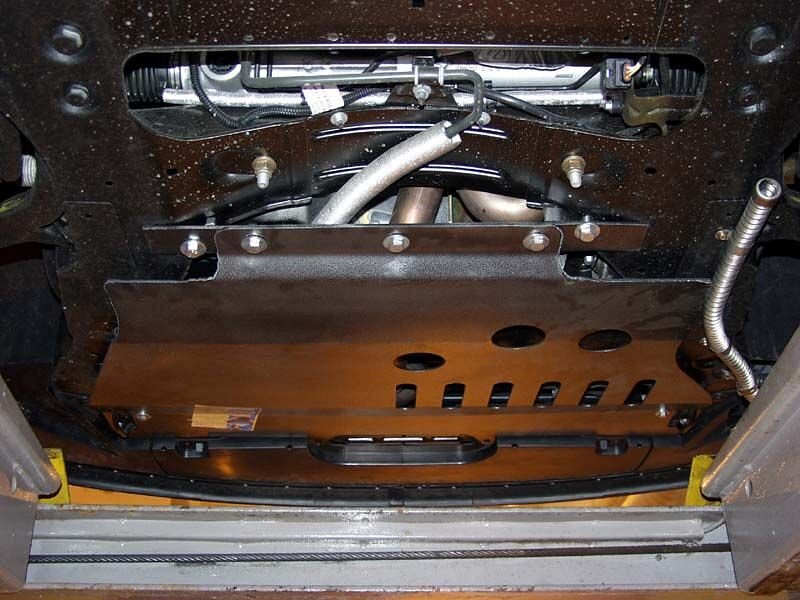 Защита картера и КПП Peugeot 607 двигатель 2,0; 2,2; 3,0; 2,0D; 2,2D; 2,7D  (2000-2008)  арт: 17.0461