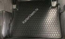 Коврики в салон автомобиля Rival для Daewoo Gentra II поколение седан 2013-2016, полиуретан, без крепежа, 5 частей, 11301001