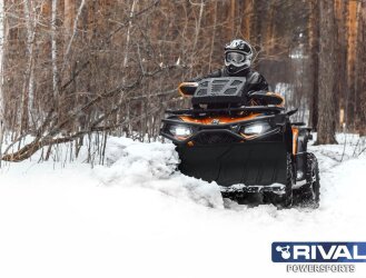 Снегоотвал быстросъемный Quick2 black 150 мм (All ATV)