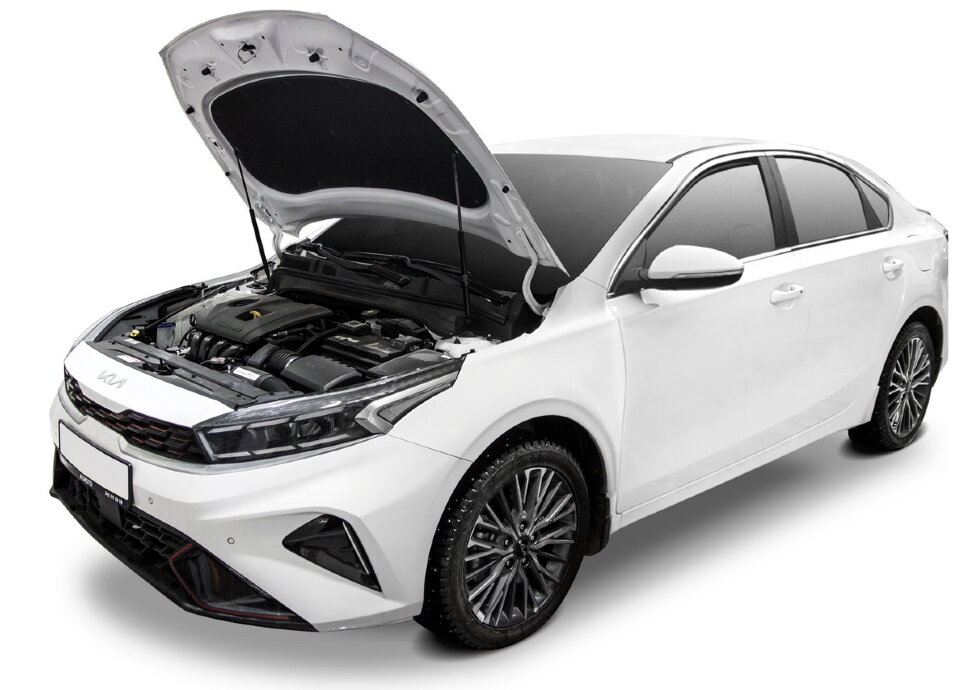 Газовые упоры капота АвтоУпор для Kia Cerato IV 2018-2021 2021-н.в., 2 шт., UKICER021