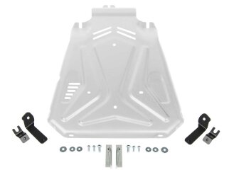 Защита КПП Rival для Lada (ВАЗ) 2131 (4x4) 1993-2021, алюминий 3 мм, с крепежом, штампованная, 333.6041.2