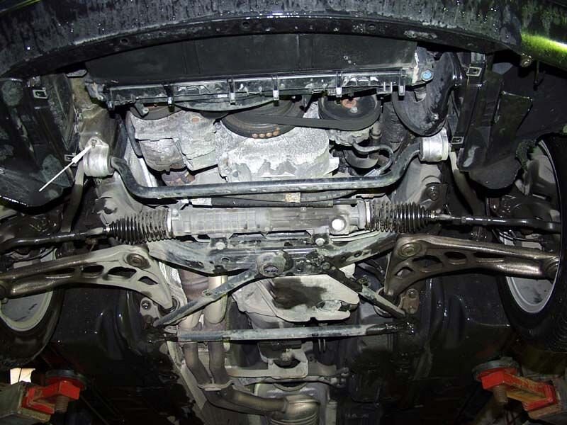 Защита картера BMW 3 Series двигатель 1,6; 1,8; 2,0; 2,3  (1998-2001)  арт: 03.0326