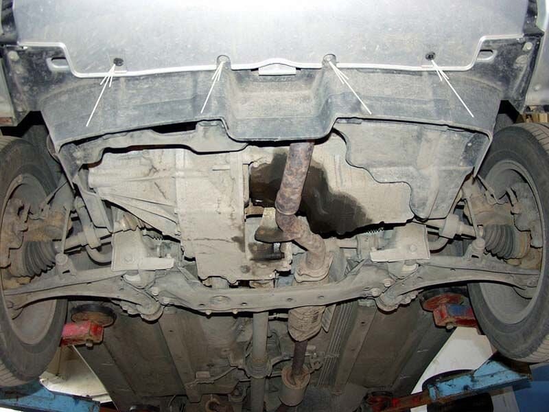 Защита картера и КПП Honda HR-V двигатель 1,6; 2,0  (1999-2005)  арт: 09.0179