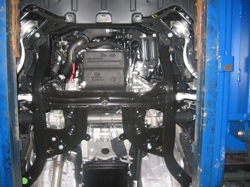 Защита картера и КПП Jaguar XF двигатель 2.0d, 3.0 АТ 2 wd/4wd  (2016-)  арт: 28.3331