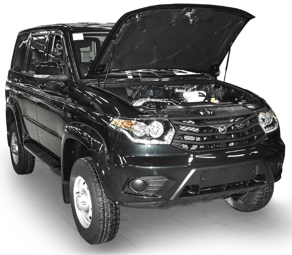 Газовые упоры капота АвтоУпор для УАЗ Pickup 2008-2016 2016-н.в., 2 шт., UUAPAT013