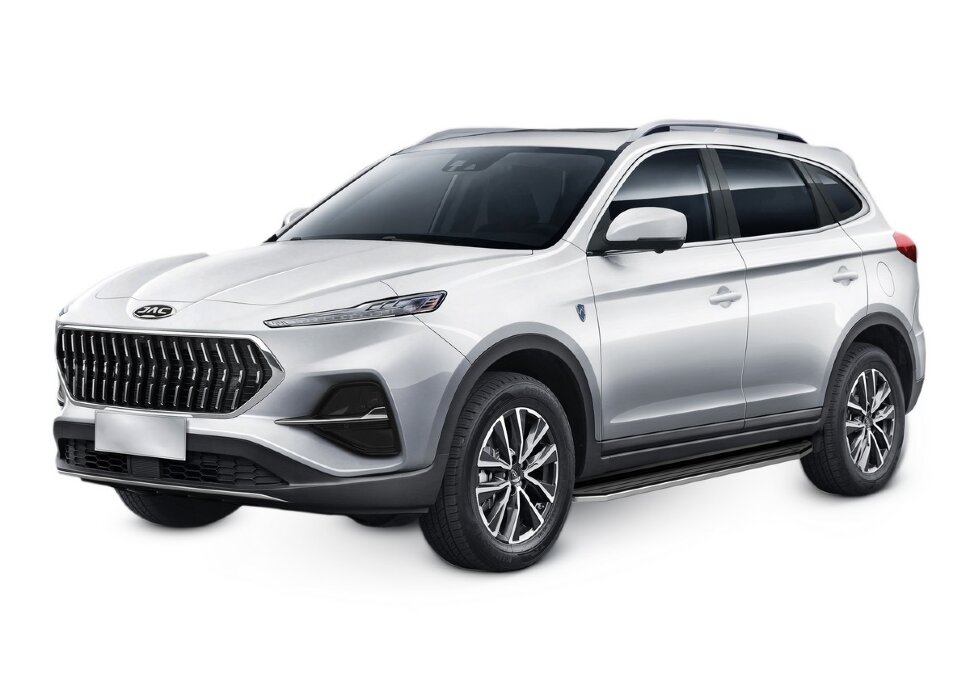Пороги площадки (подножки) "Premium" Rival для JAC S7 2020-н.в., 180 см, 2 шт., алюминий, A180ALP.9202.1 купить недорого
