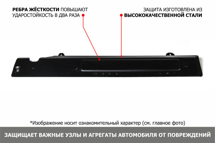 Защита топливных трубок GAC GS8 II (2021-н.в.) 2021-н.в. арт.111.03406.1