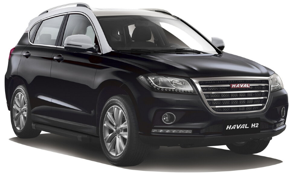 Пороги площадки (подножки) "Black" Rival для Haval H2 2014-2020, 173 см, 2 шт., алюминий, F173ALB.9401.1 купить недорого