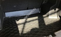 Коврик в багажник автомобиля Rival для Chevrolet Aveo T200/T250 седан 2003-2012, полиуретан, 11301005