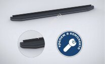 Пороги на автомобиль "Premium-Black" Rival для Haval H6 2014-2020, 173 см, 2 шт., алюминий, A173ALB.9402.1