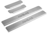Накладки на пороги Rival для Toyota RAV 4 XA30 2005-2010, нерж. сталь, с надписью, 4 шт., NP.5713.1
