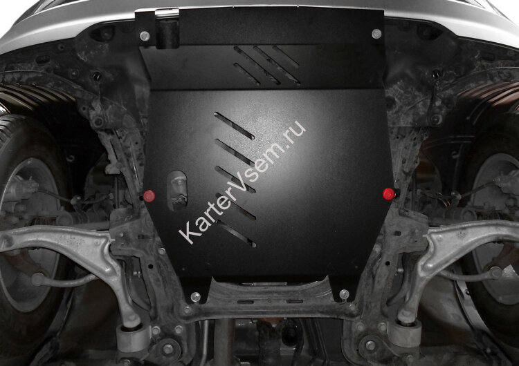 Защита картера и КПП АвтоБроня для Honda Pilot II 2008-2011, сталь 1.8 мм, с крепежом, 111.02105.3