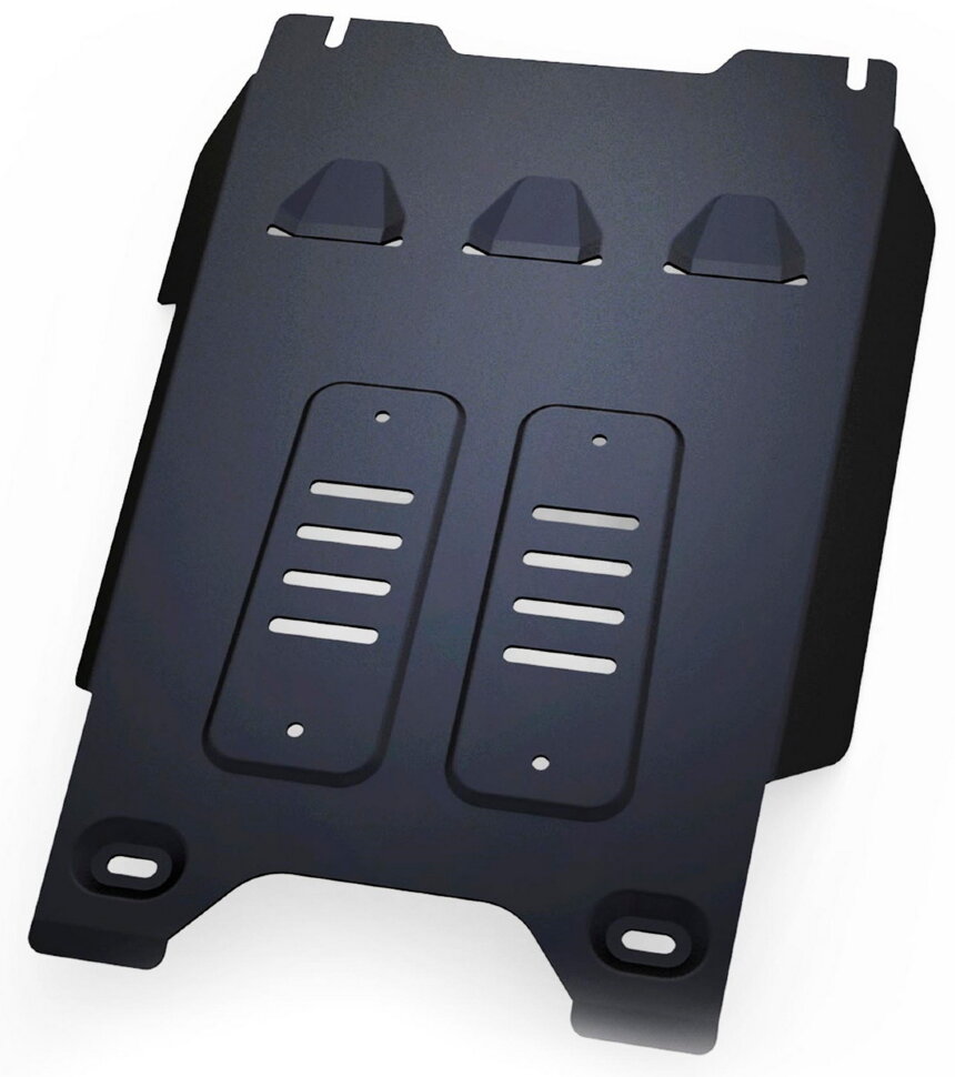 Защита КПП АвтоБроня для Isuzu D-Max II 2012-2021 (устанавл-ся совместно с 111.09102.1), штампованная, сталь 1.8 мм, с крепежом, 111.09103.1
