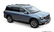 Пороги на автомобиль (подножки) "Premium" Rival для GAC GS8 I поколение 2019-н.в., 180 см, 2 шт., алюминий, A180ALP.9201.1