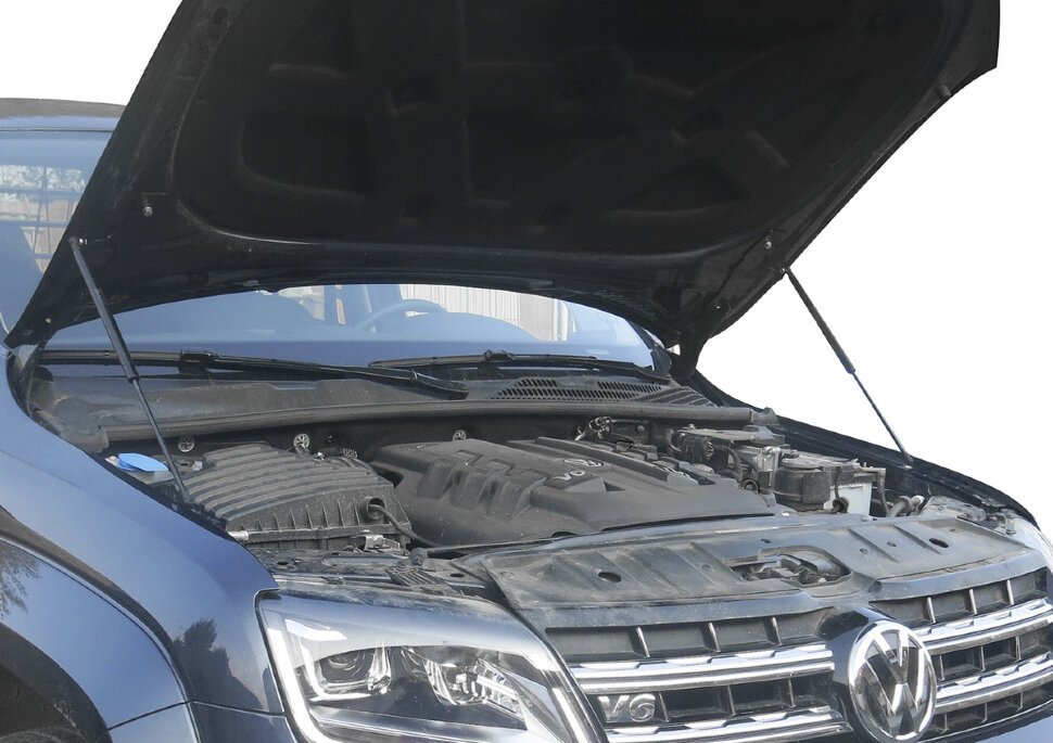 Газовые упоры капота АвтоУпор для Volkswagen Amarok I рестайлинг (V - 3.0D) 2016-н.в., 2 шт., UVWAMA021