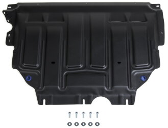 Защита картера и КПП Rival для Volkswagen Passat B8 FWD 2014-2019, сталь 1.5 мм, с крепежом, штампованная, 111.5128.1
