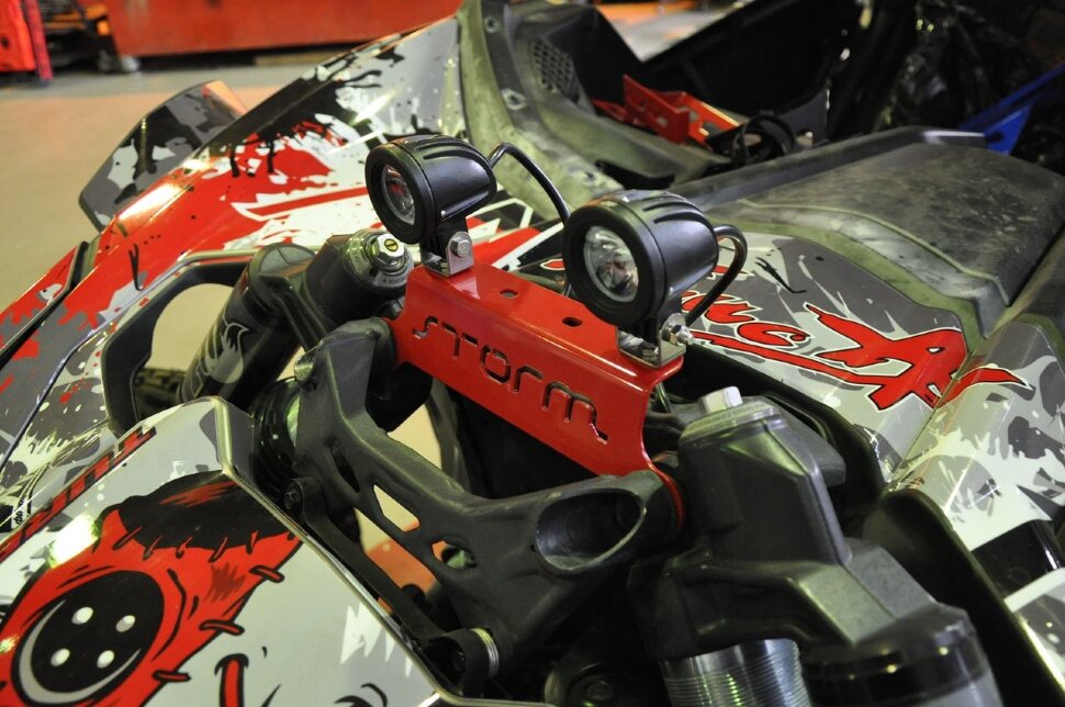 Кронштейн крепления фары на амортизаторы для Can-Am (BRP) Квадроциклов Maverick X3