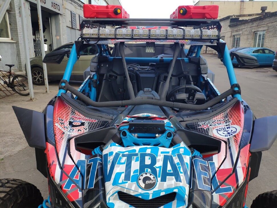 Кронштейн крепления фары на амортизаторы для Can-Am (BRP) Квадроциклов Maverick X3