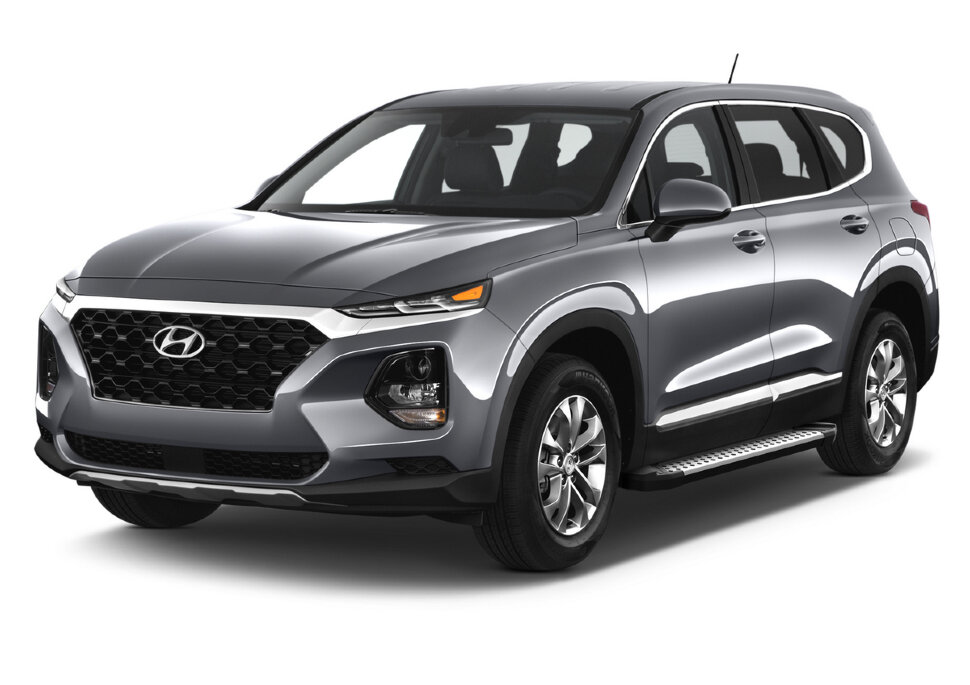 Пороги площадки (подножки) "Style" AutoMax для Hyundai Santa Fe IV 2018-2021, 180 см, 2 шт., алюминий, AMS.D180S.2302.1 купить недорого