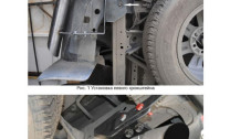 Защита заднего бампера d76 короткая Rival для Toyota Land Cruiser Prado 150 рестайлинг (кроме Style и TRD) 2017-н.в., нерж. сталь, R.5721.006