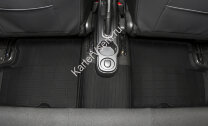 Коврики в салон автомобиля Rival для Nissan Terrano III поколение (полный привод) 2014-2017, литьевой полиуретан, с крепежом, 5 частей, 64701002