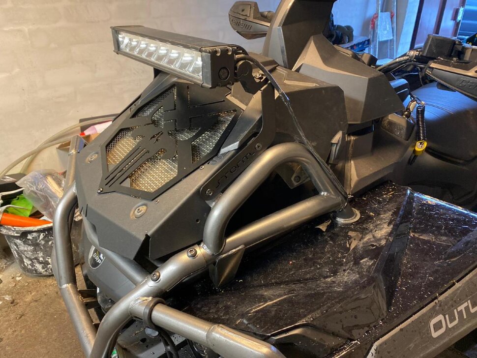 Кронштейн крепления фары на вынос радиатора для Can-Am (BRP) Квадроциклов Outlander G2 Max 500/650/800/1000/1000X-MR, 2013-17